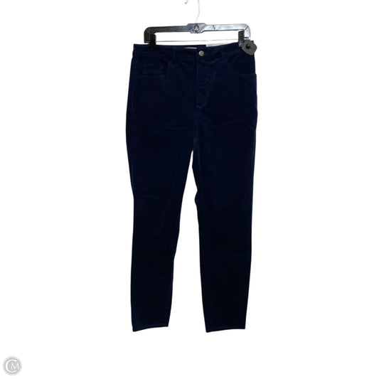 Pants Corduroy By Loft In Navy, Size: 10