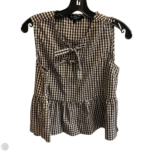 Top Sleeveless By Velvet Heart In Brown, Size: S