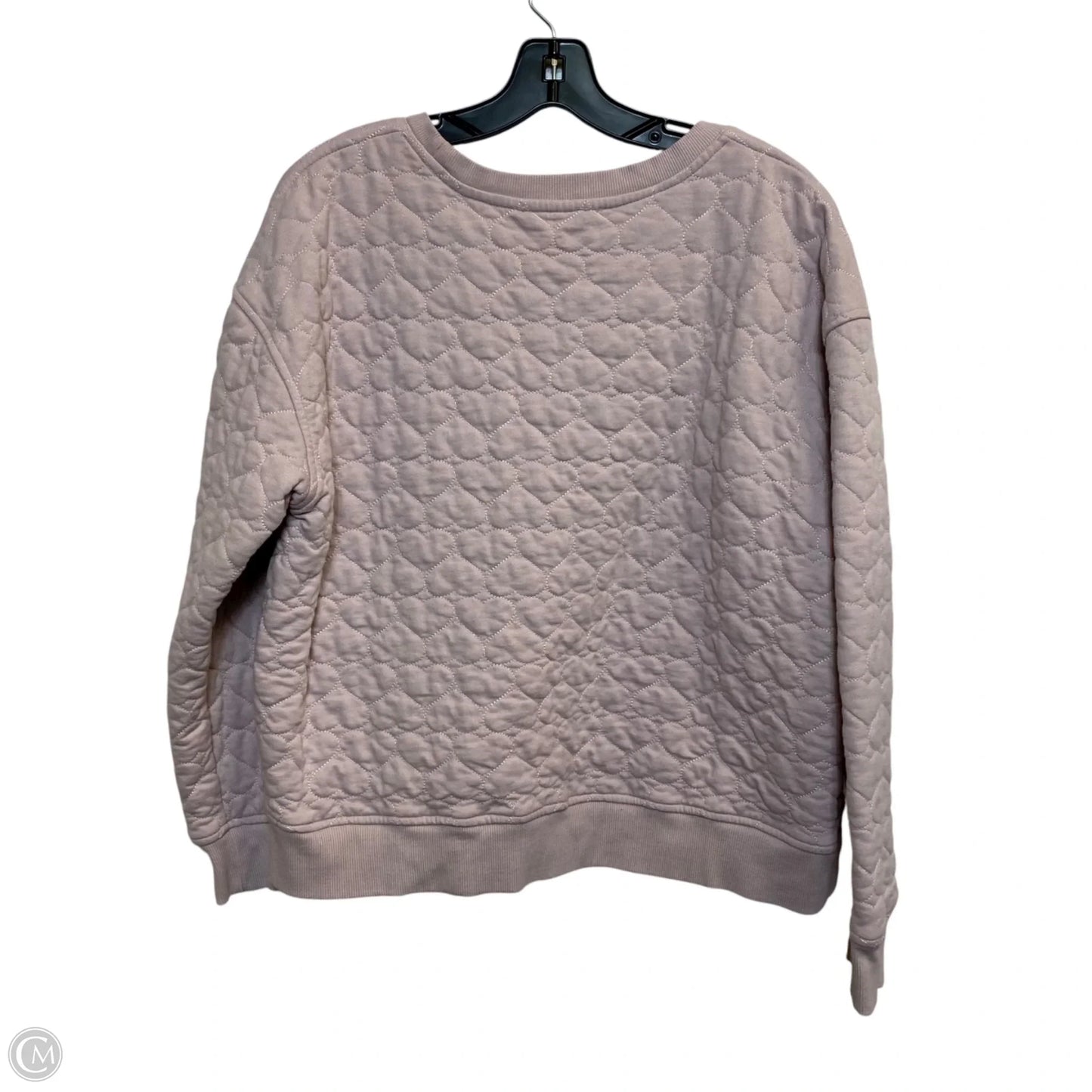 Sweatshirt Crewneck By Jane And Delancey In Pink, Size: L