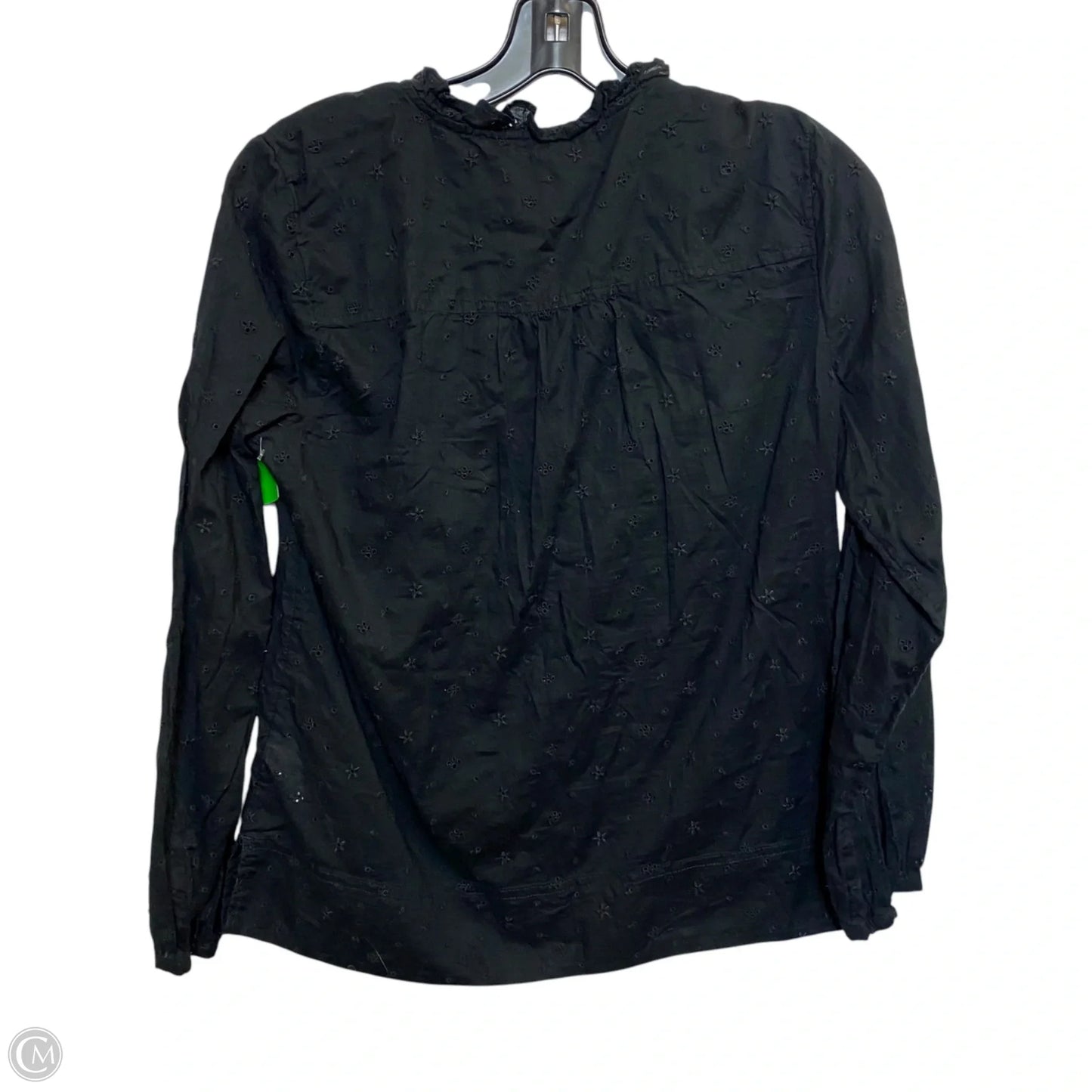 Top Long Sleeve By J. Crew In Black, Size: S