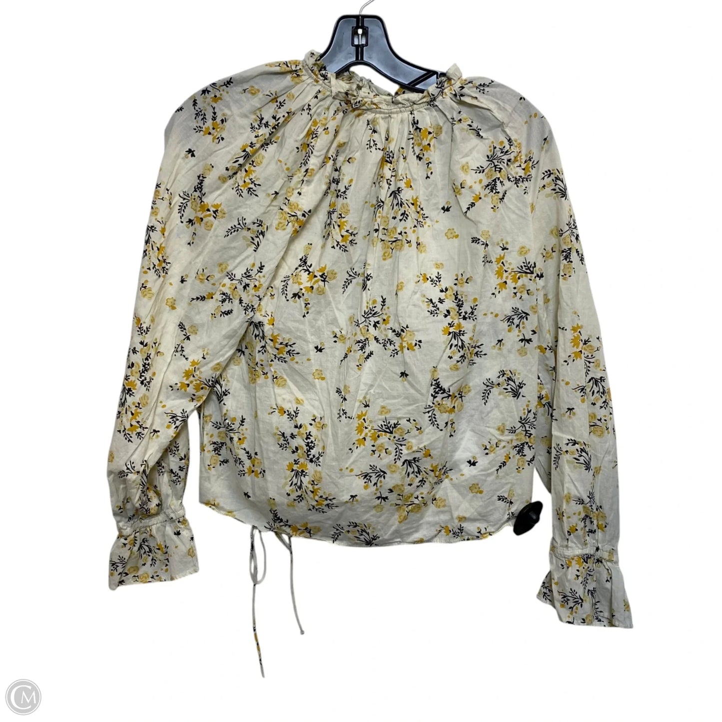 Top Long Sleeve By J. Crew In Cream, Size: M