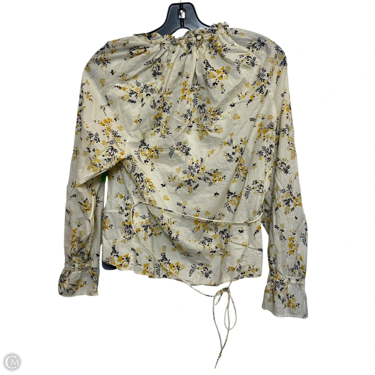 Top Long Sleeve By J. Crew In Cream, Size: M