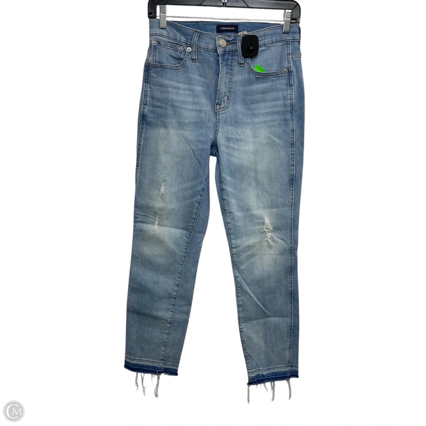 Jeans Straight By J. Crew In Blue Denim, Size: 2