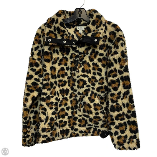 Sweatshirt Collar By J. Crew In Animal Print, Size: S