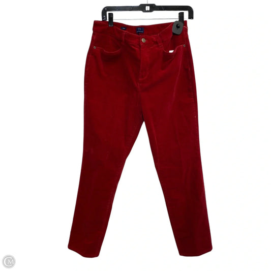 Pants Corduroy By Talbots In Red, Size: 12
