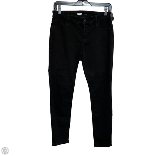 Jeans Skinny By Old Navy In Black Denim, Size: 4p