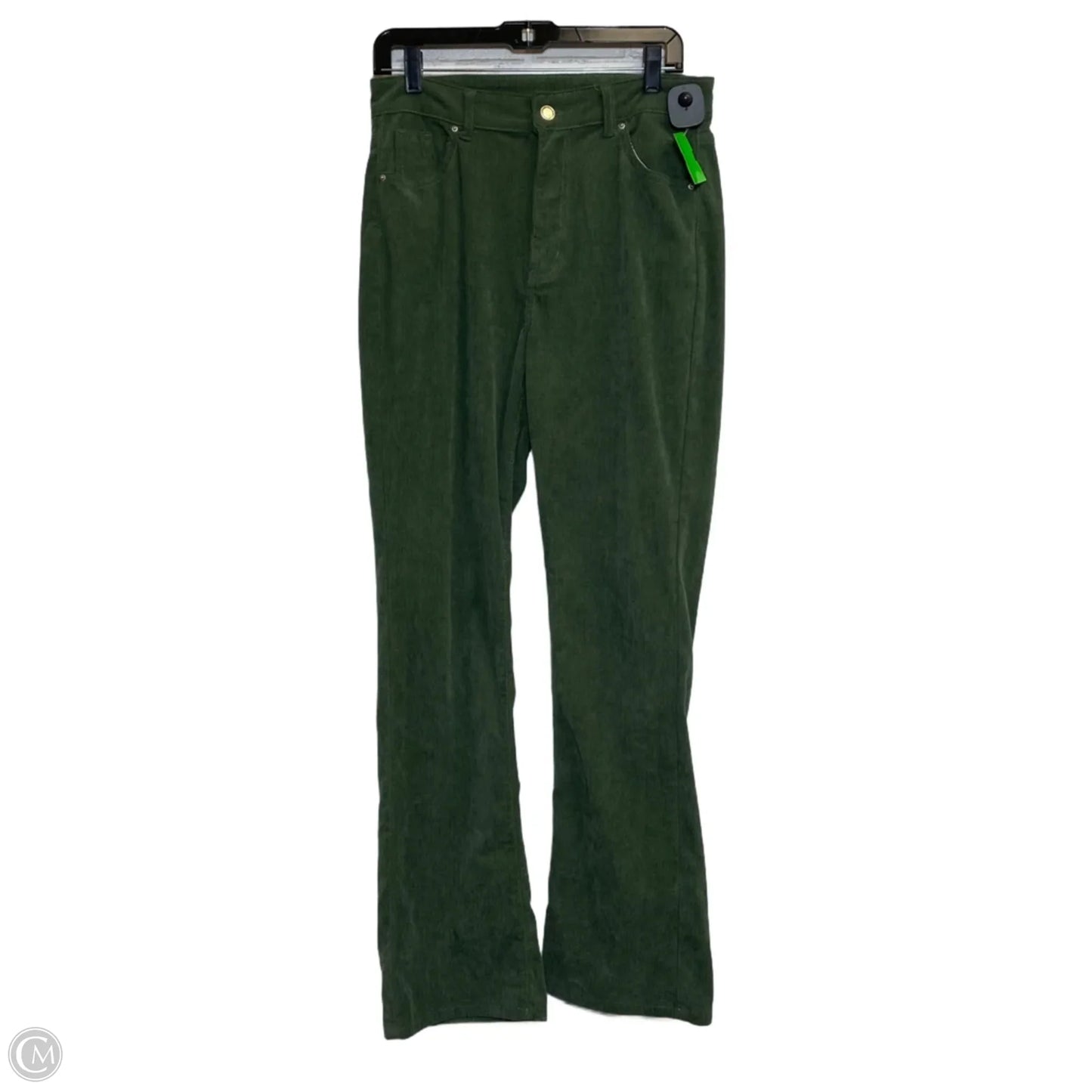 Pants Corduroy By Shein In Green, Size: 8