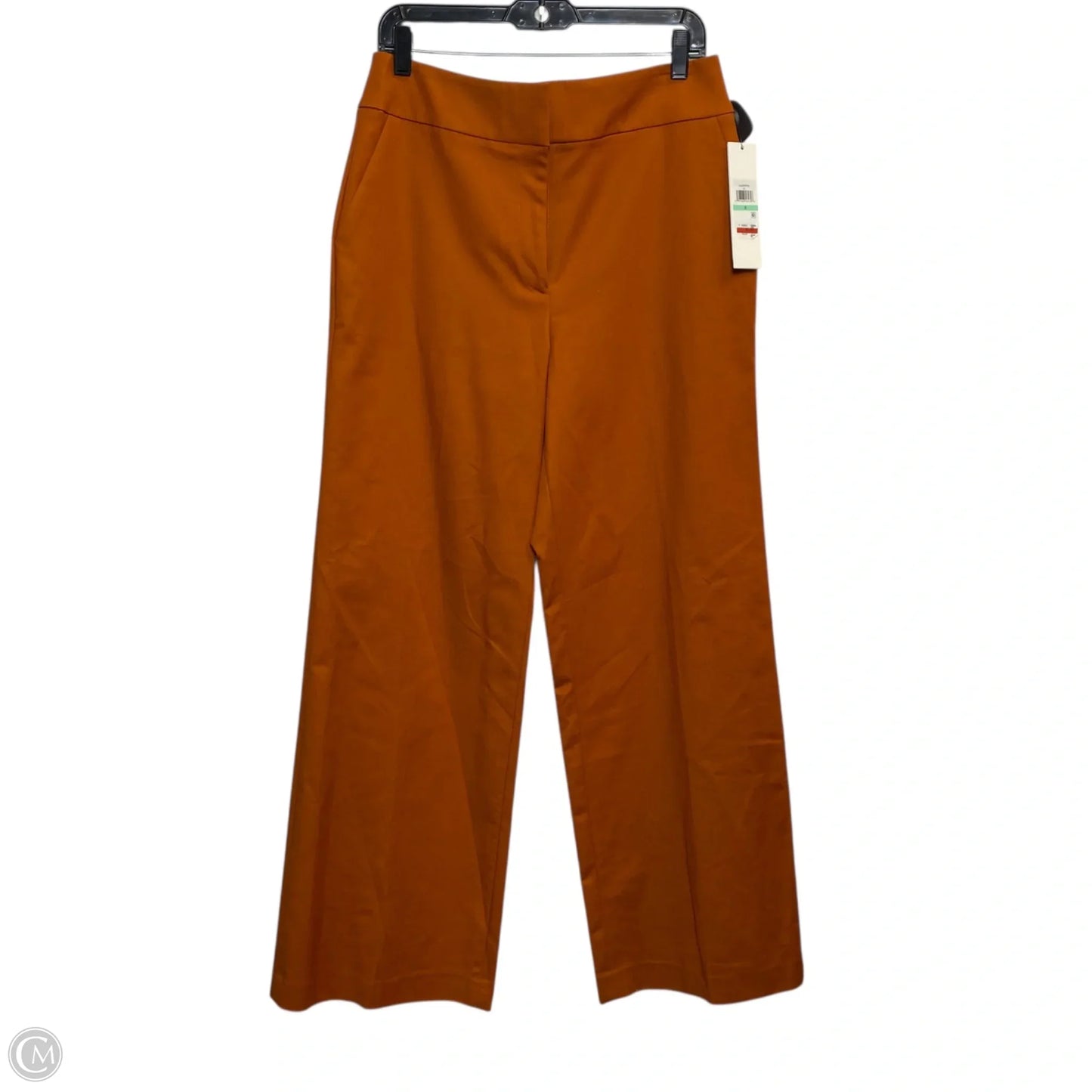 Pants Wide Leg By Calvin Klein In Orange, Size: 8