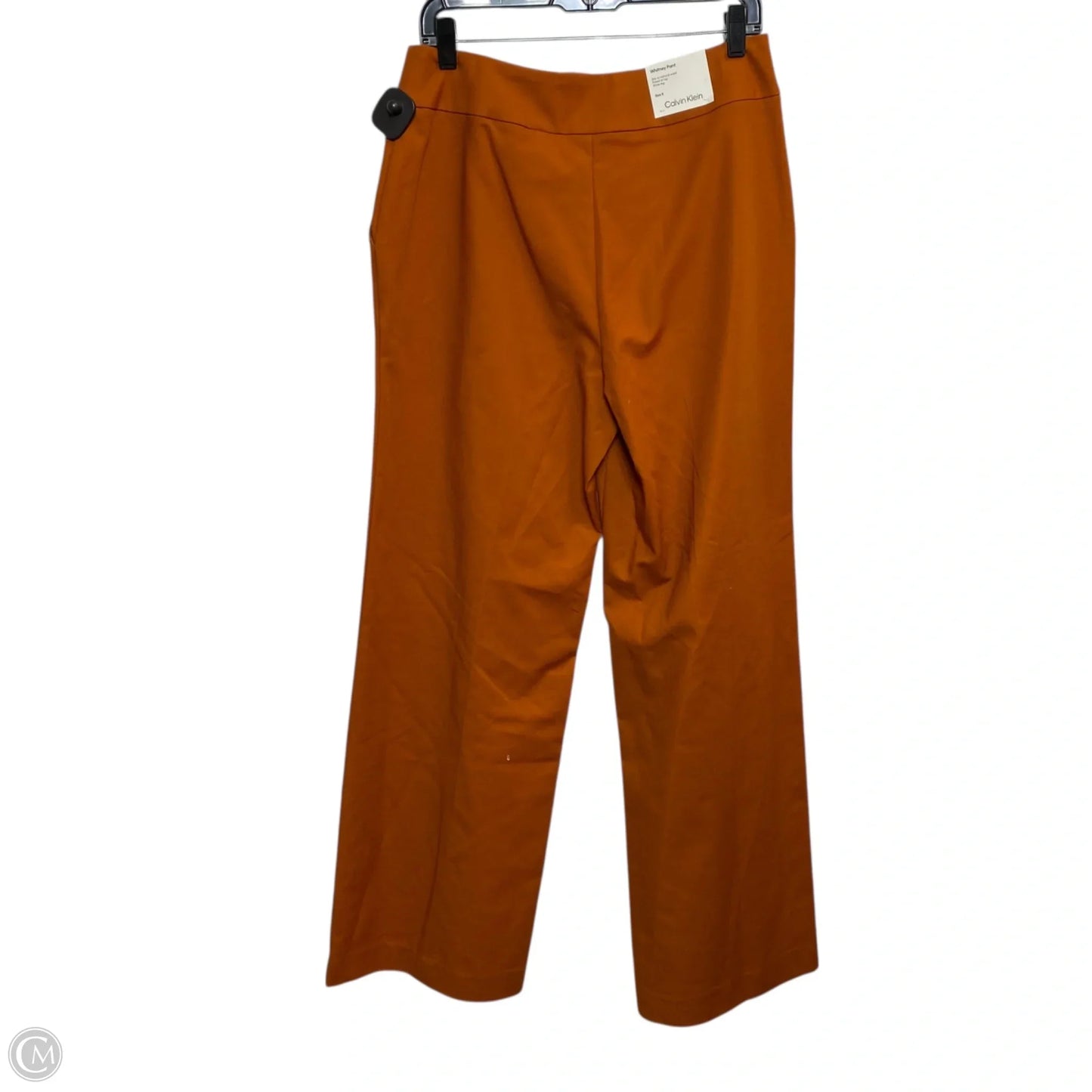 Pants Wide Leg By Calvin Klein In Orange, Size: 8