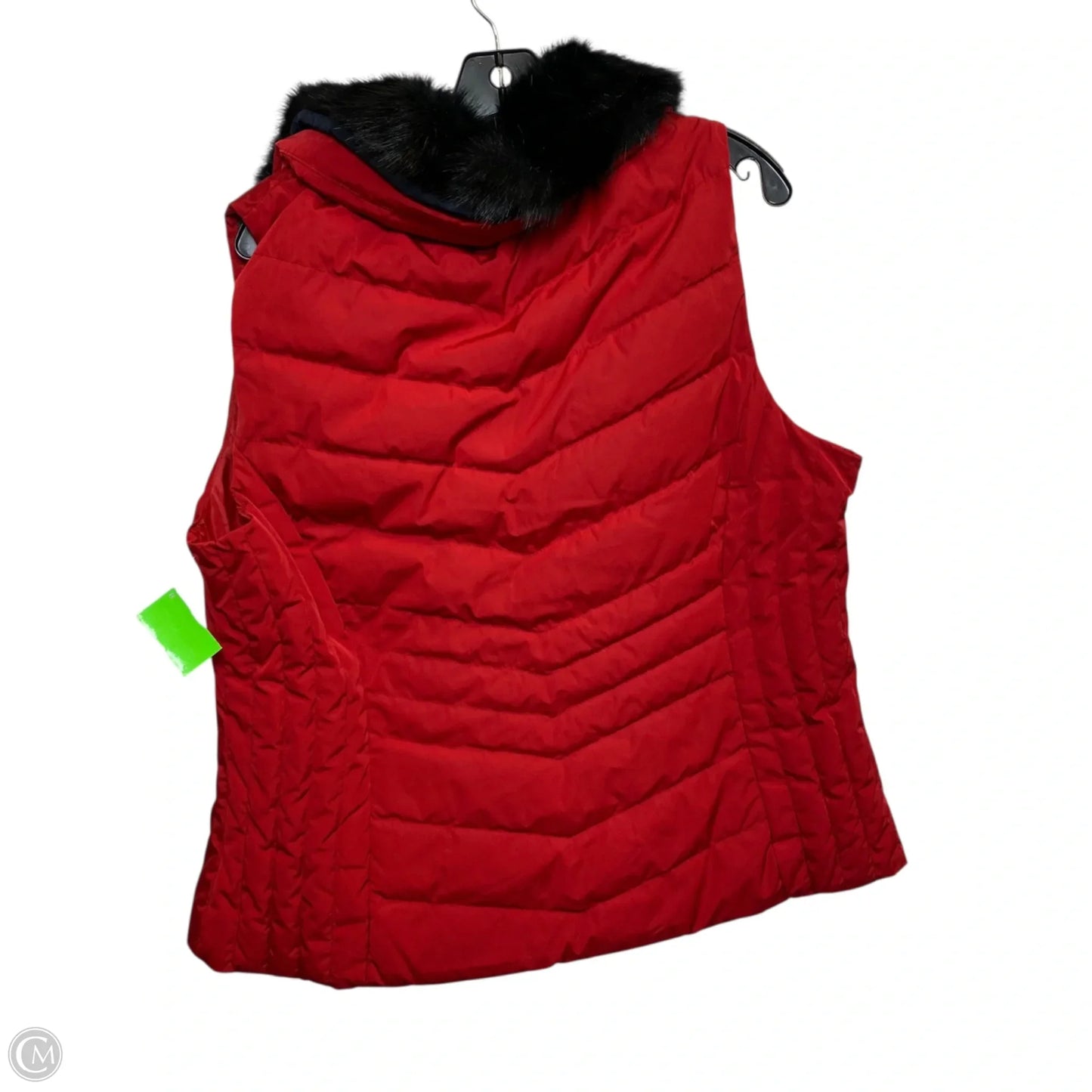 Vest Puffer & Quilted By Talbots In Red, Size: Xl
