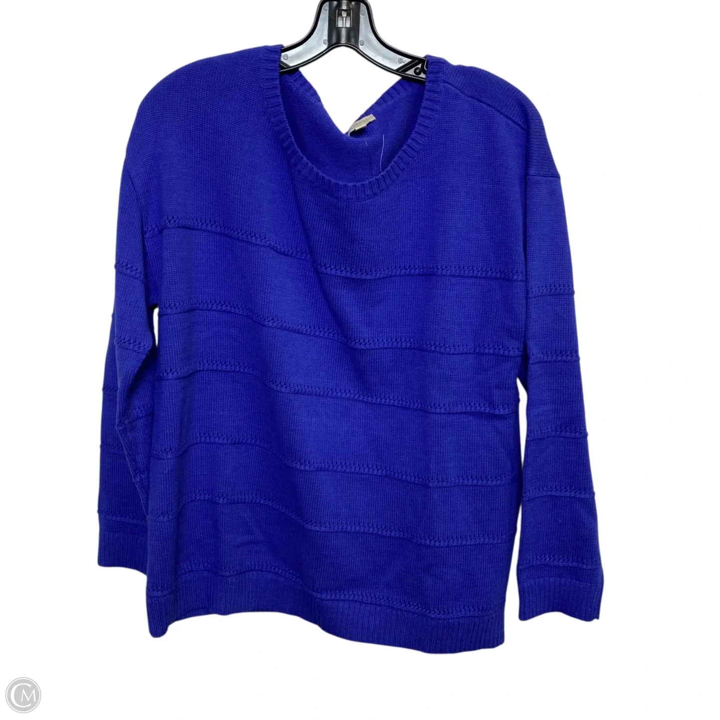 Sweater By Talbots In Blue, Size: L
