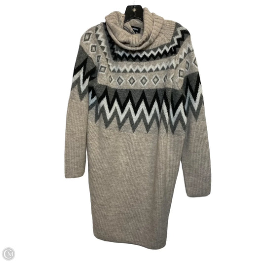 Dress Sweater By Express In Brown, Size: M