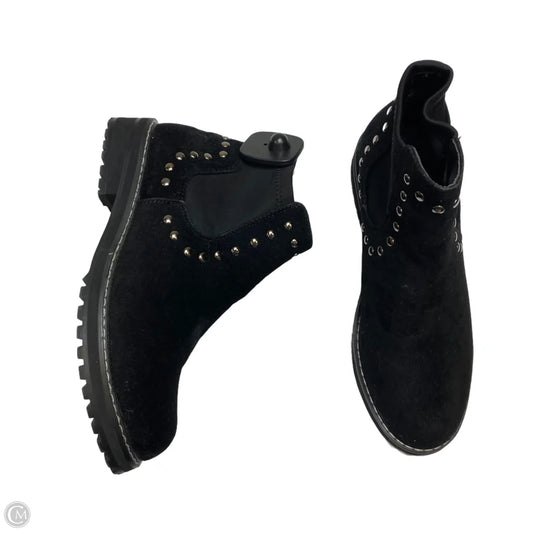 Boots Ankle Flats By Seven 7 In Black, Size: 9