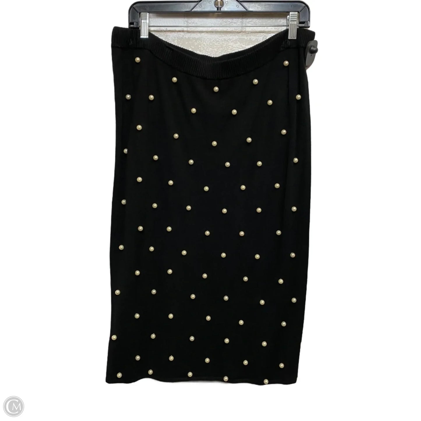 Skirt Midi By Eloquii In Black, Size: 1x