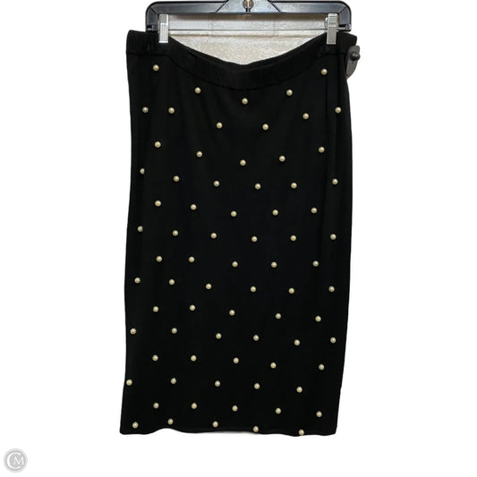 Skirt Midi By Eloquii In Black, Size: 1x