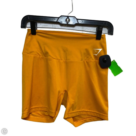 Athletic Shorts By Gym Shark In Yellow, Size: S
