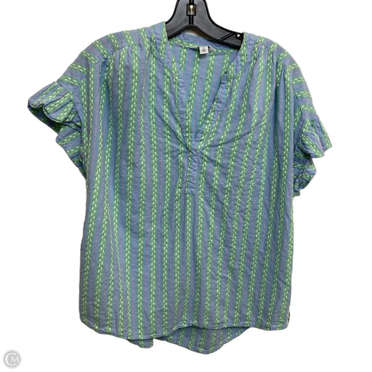 Top Sleeveless By Crown And Ivy In Blue, Size: L