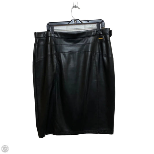 Skirt Midi By Marc New York In Black, Size: 1x