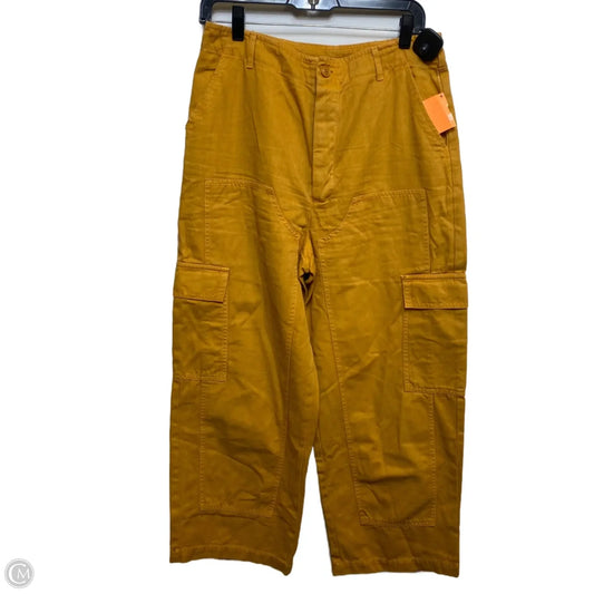 Pants Cargo & Utility By Universal Thread In Yellow, Size: 8