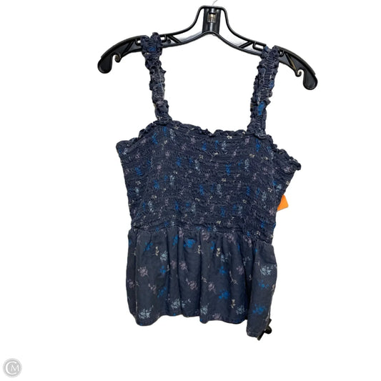 Top Sleeveless By Universal Thread In Blue, Size: M