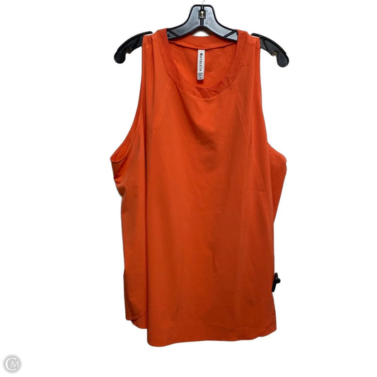 Athletic Tank Top By Athleta In Orange, Size: 3x