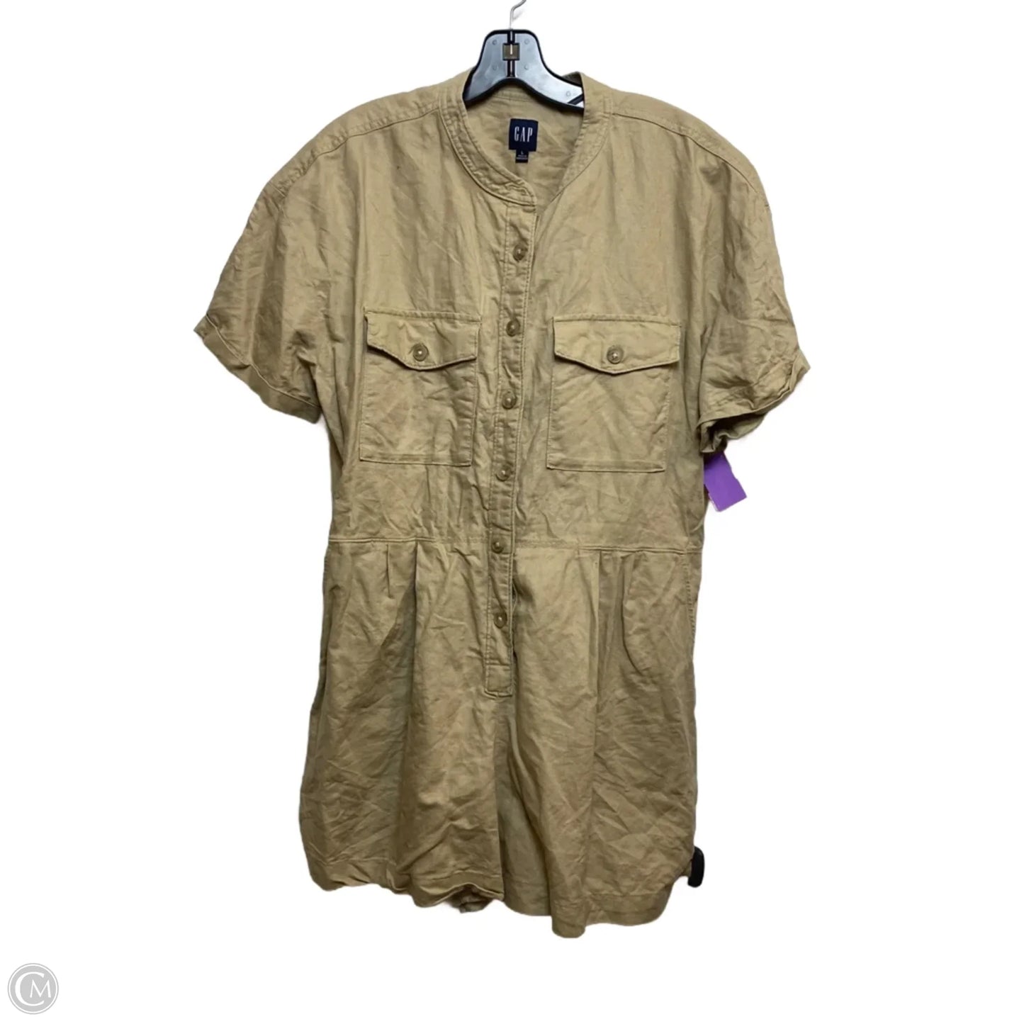 Romper By Gap In Tan, Size: L