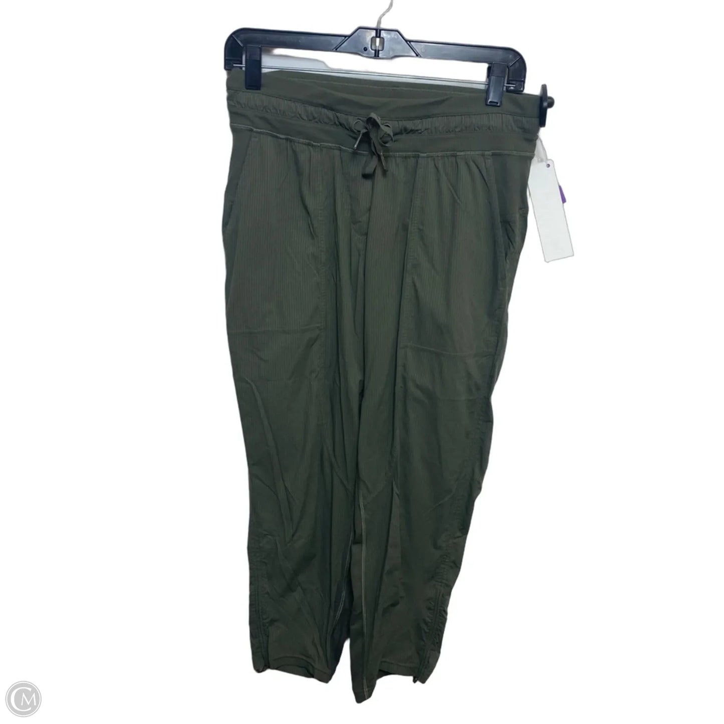 Athletic Capris By Lululemon In Green, Size: S