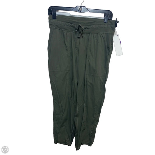 Athletic Capris By Lululemon In Green, Size: S