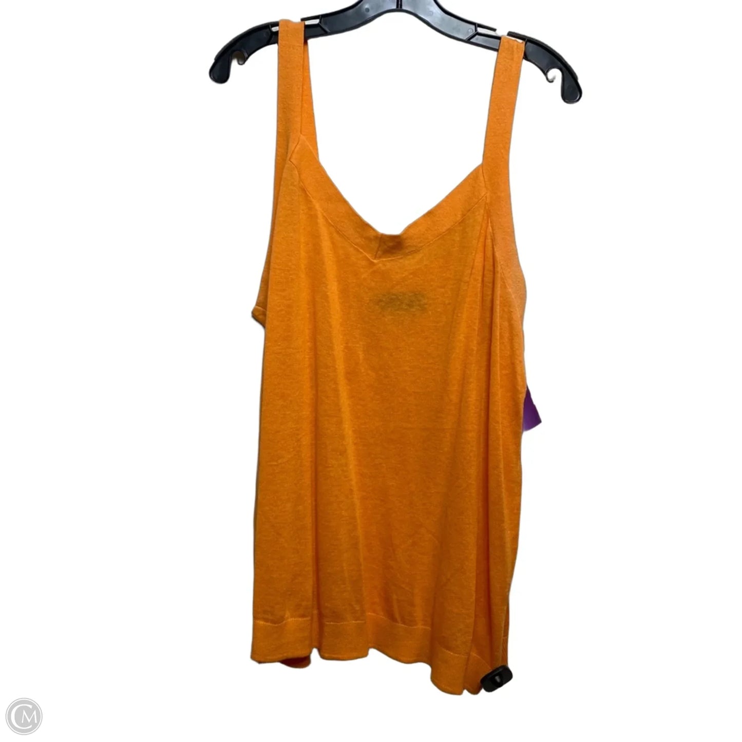 Top Sleeveless By Lane Bryant In Orange, Size: 3x