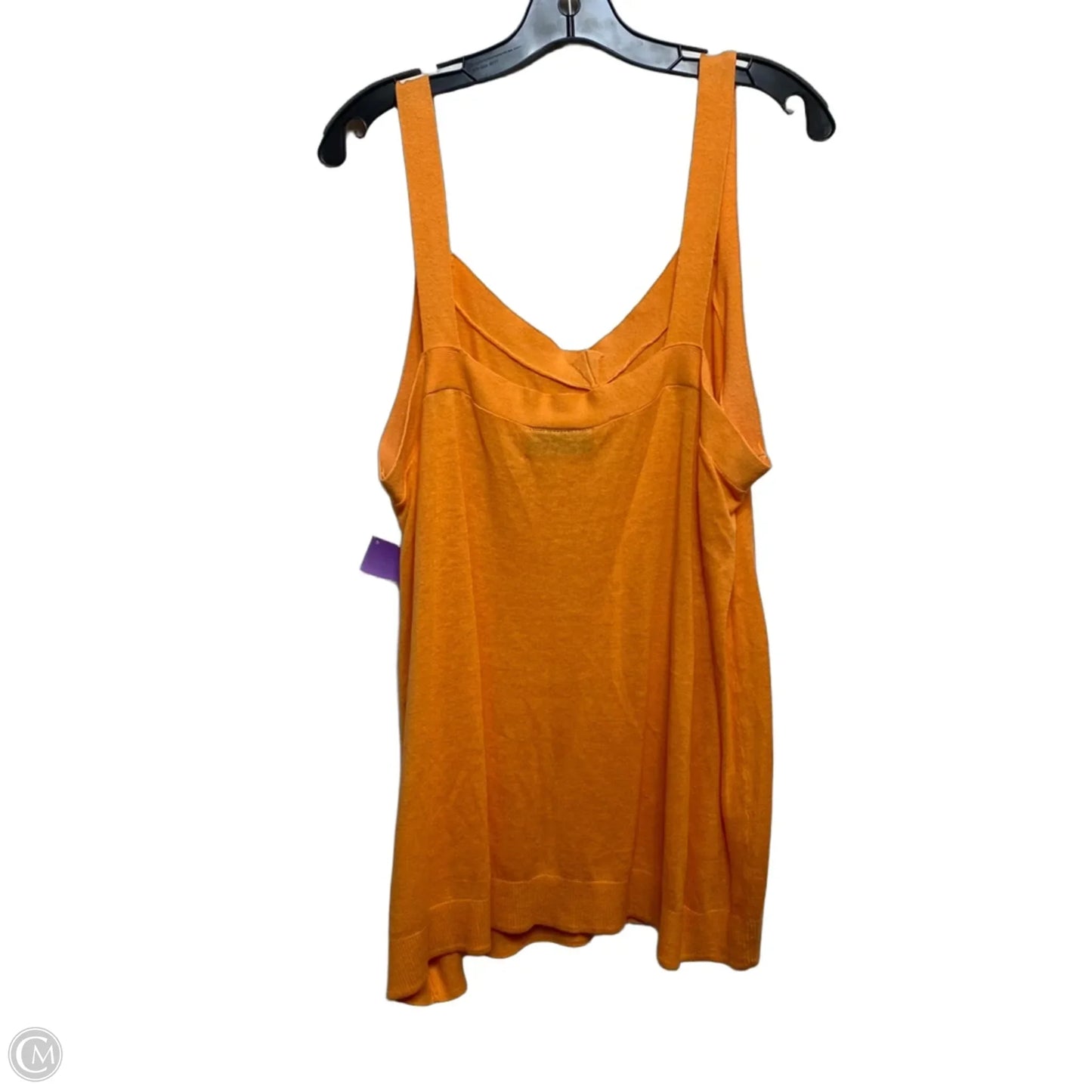 Top Sleeveless By Lane Bryant In Orange, Size: 3x