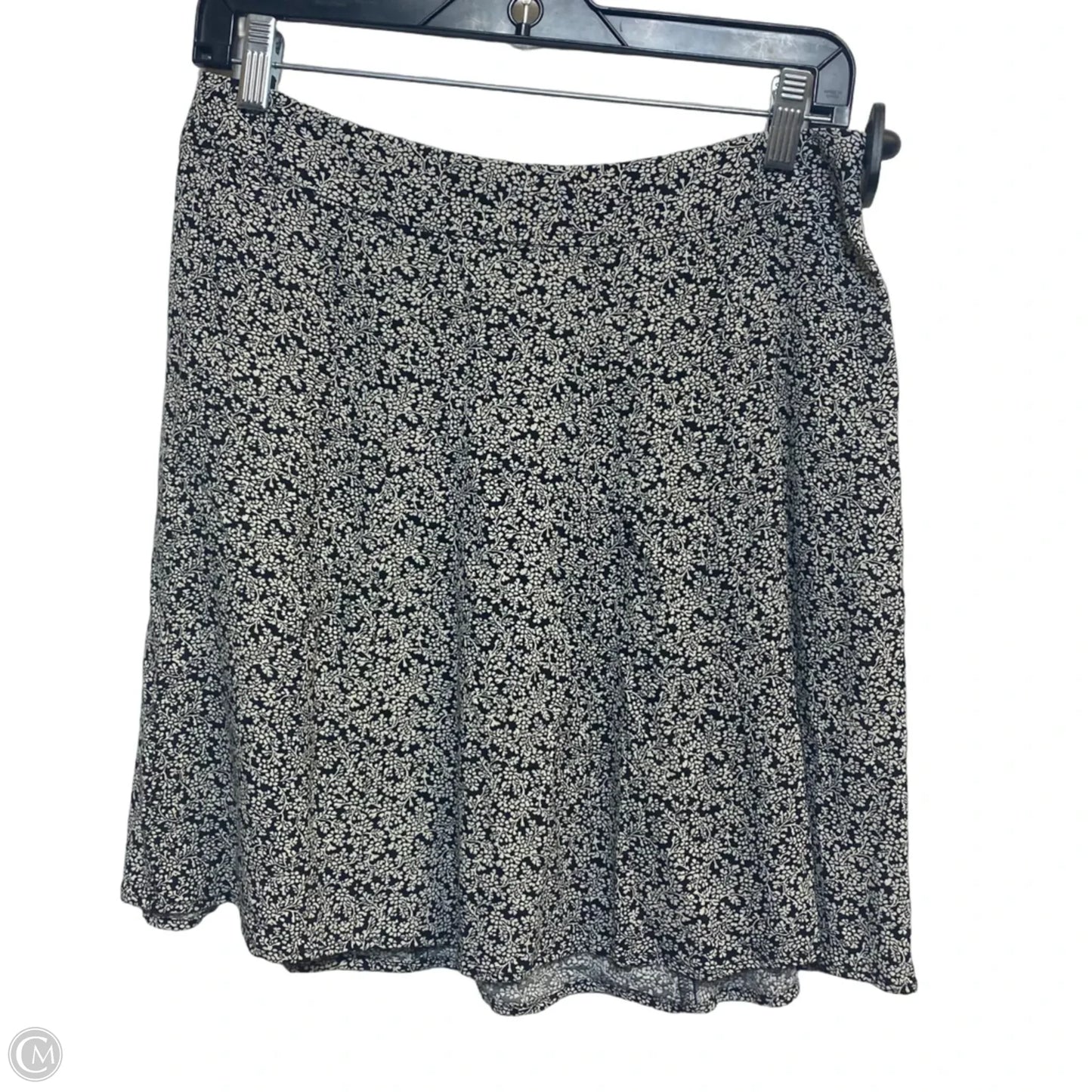 Skirt Mini & Short By Loft In Black & Tan, Size: S