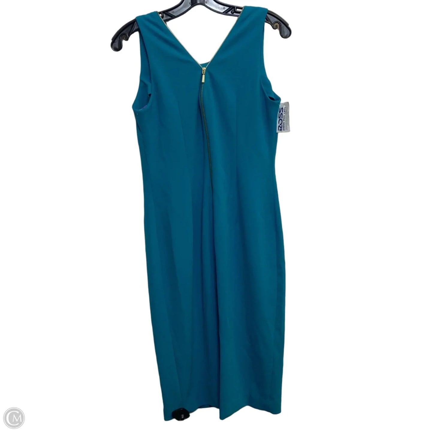 Dress Work By Calvin Klein In Blue, Size: M