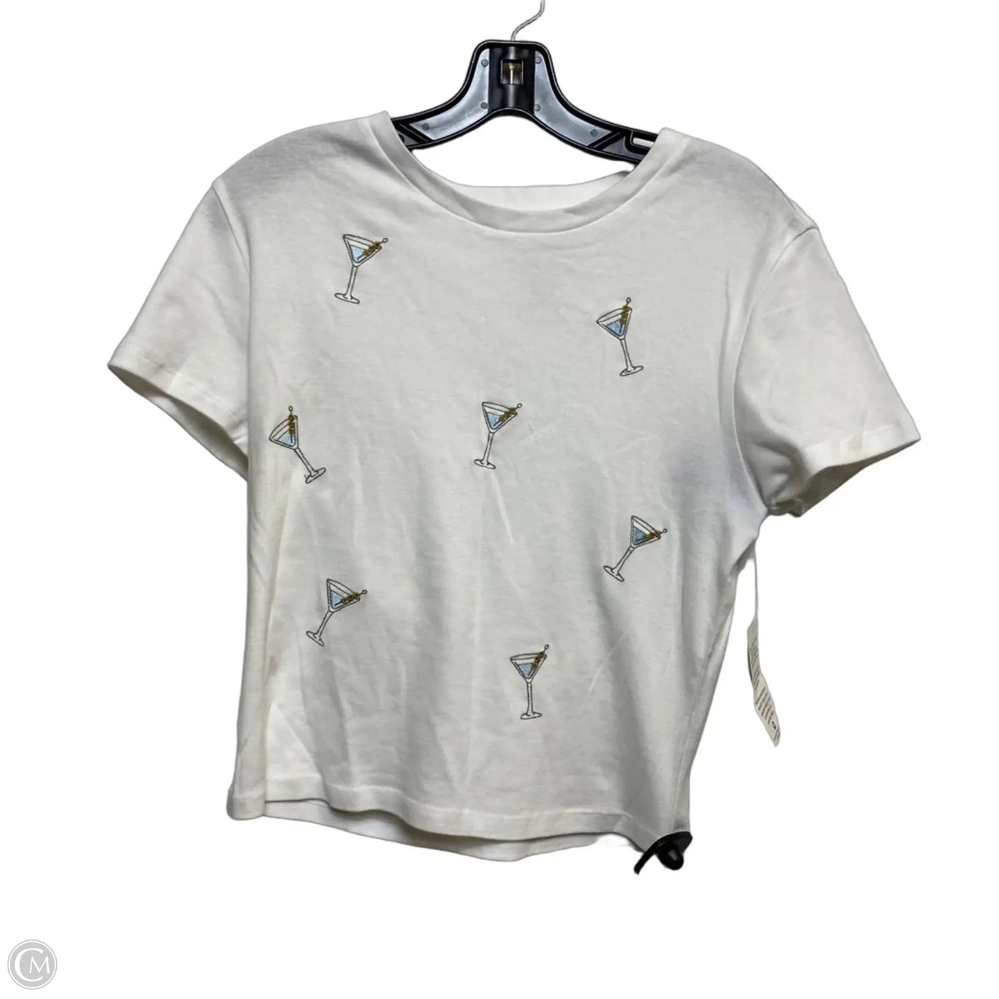 Top Short Sleeve By Organic Generation In White, Size: Xl