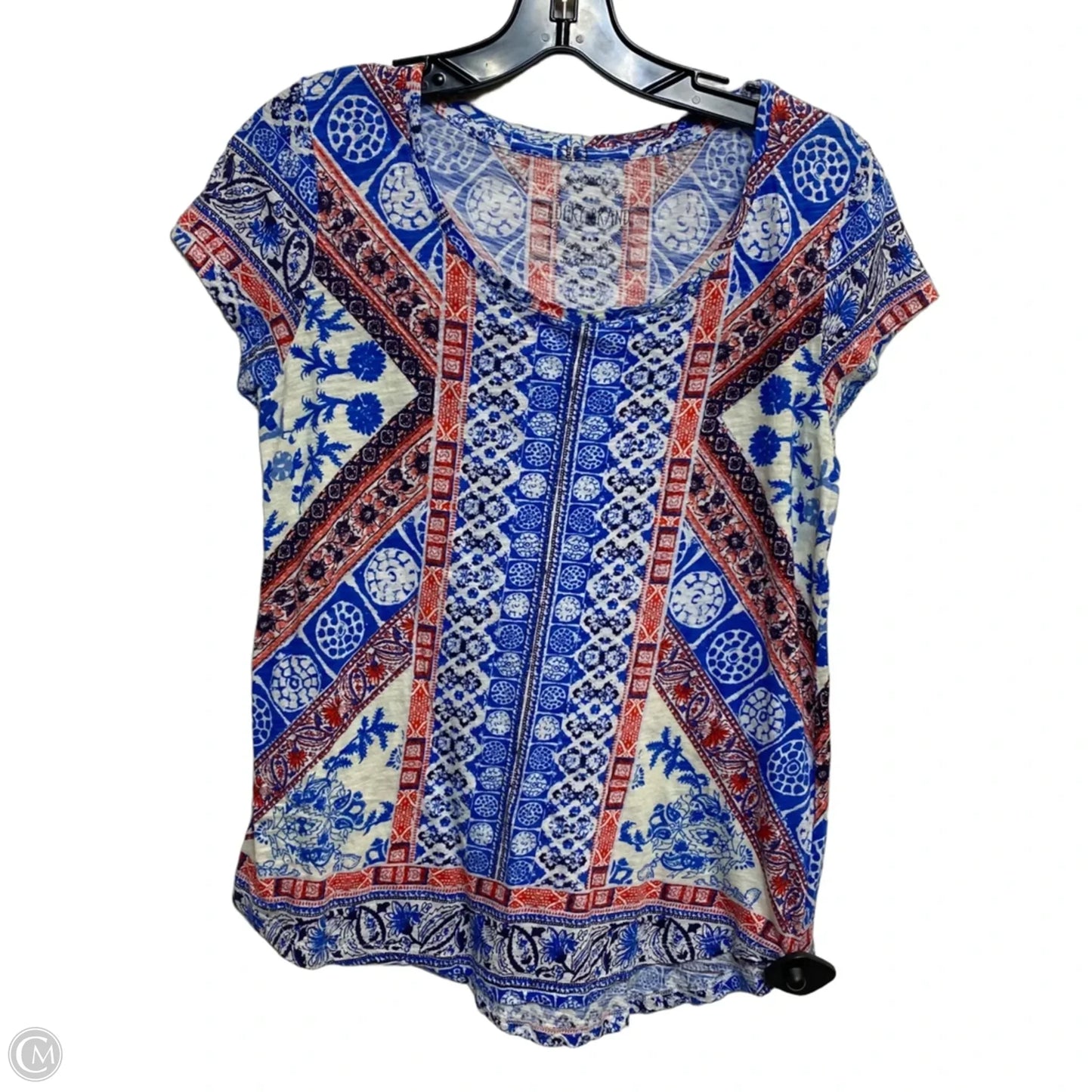 Top Short Sleeve Basic By Lucky Brand In Blue, Size: S