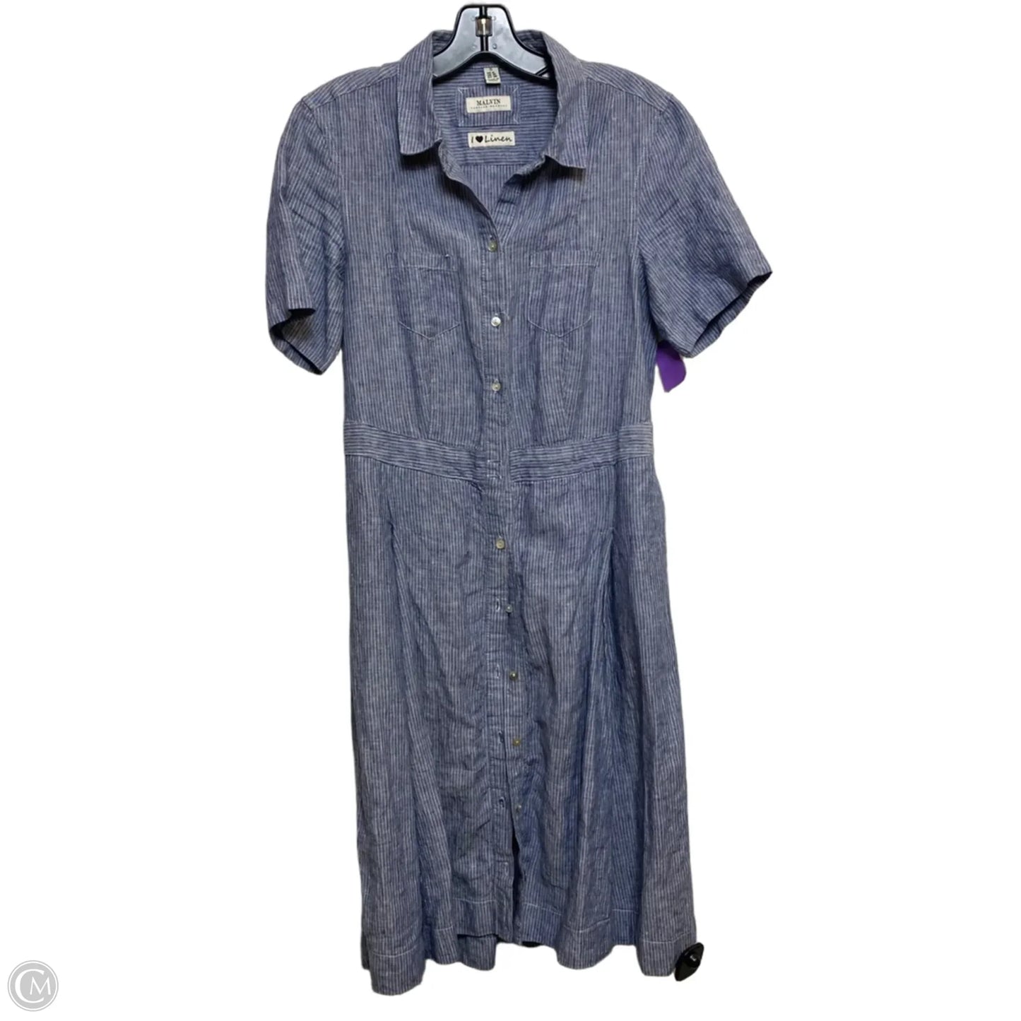 Dress Casual Midi By MALVIN In Blue, Size: S