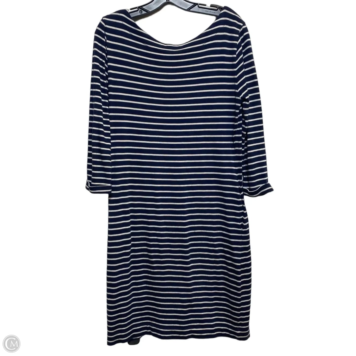 Dress Casual Midi By Barbour In Navy, Size: M