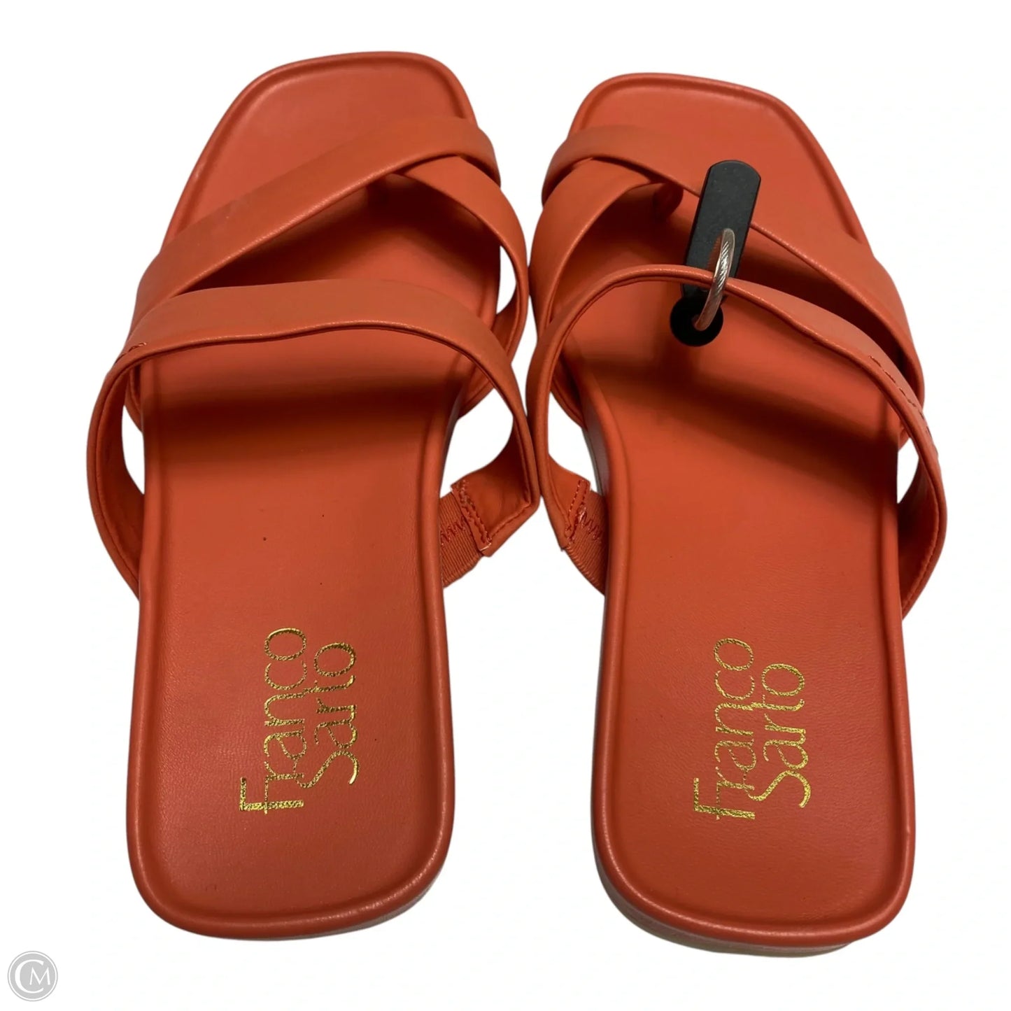 Sandals Flats By Franco Sarto In Orange, Size: 7