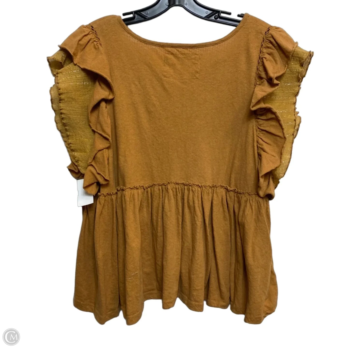 Top Sleeveless By Anthropologie In Brown, Size: L