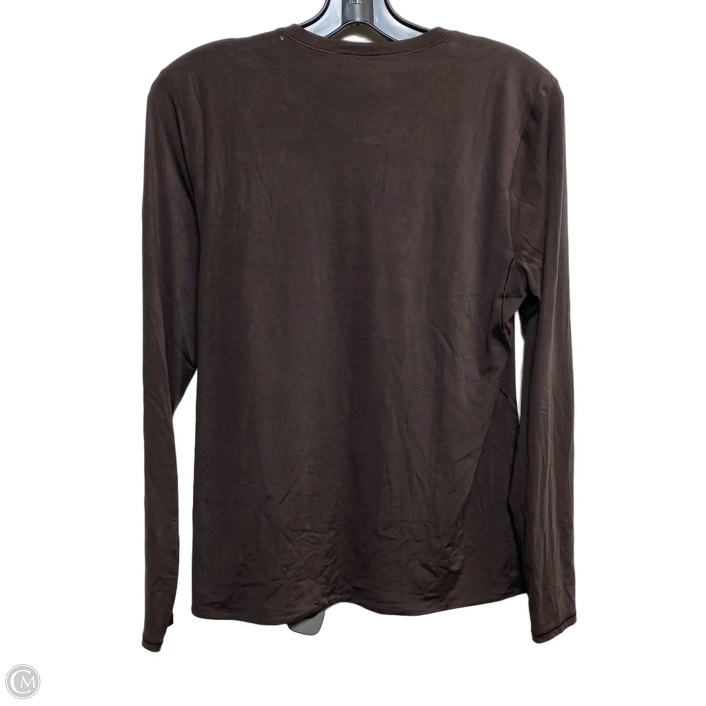 Athletic Top Long Sleeve Crewneck By Lululemon In Brown, Size: Xl