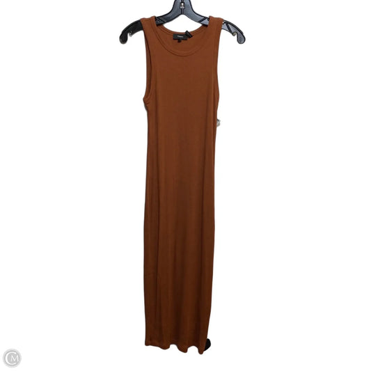 Dress Casual Midi By Theory In Brown, Size: M