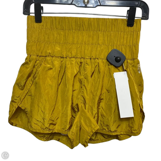 Athletic Shorts By Free People In Yellow, Size: S