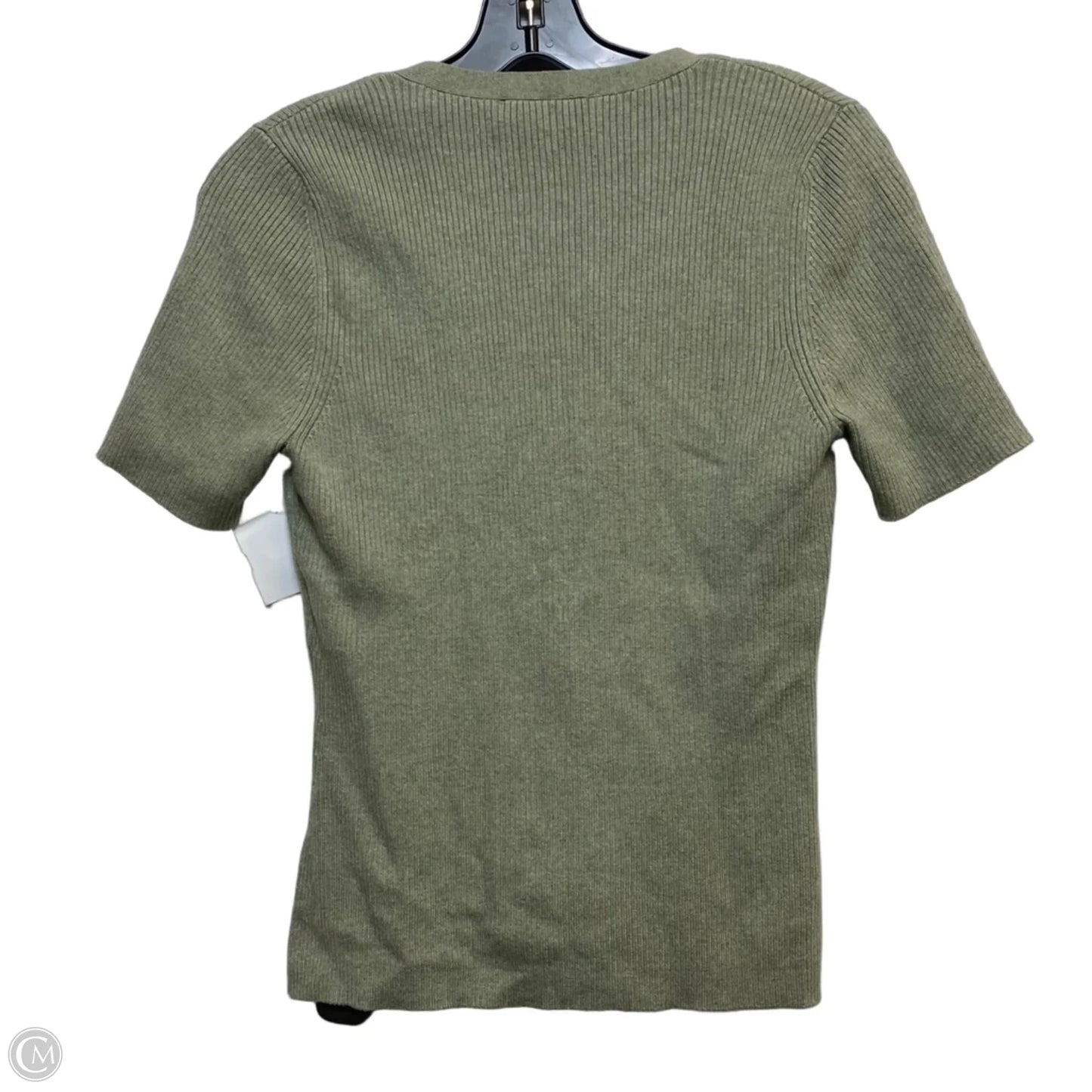 Top Short Sleeve By Abercrombie And Fitch In Green, Size: M