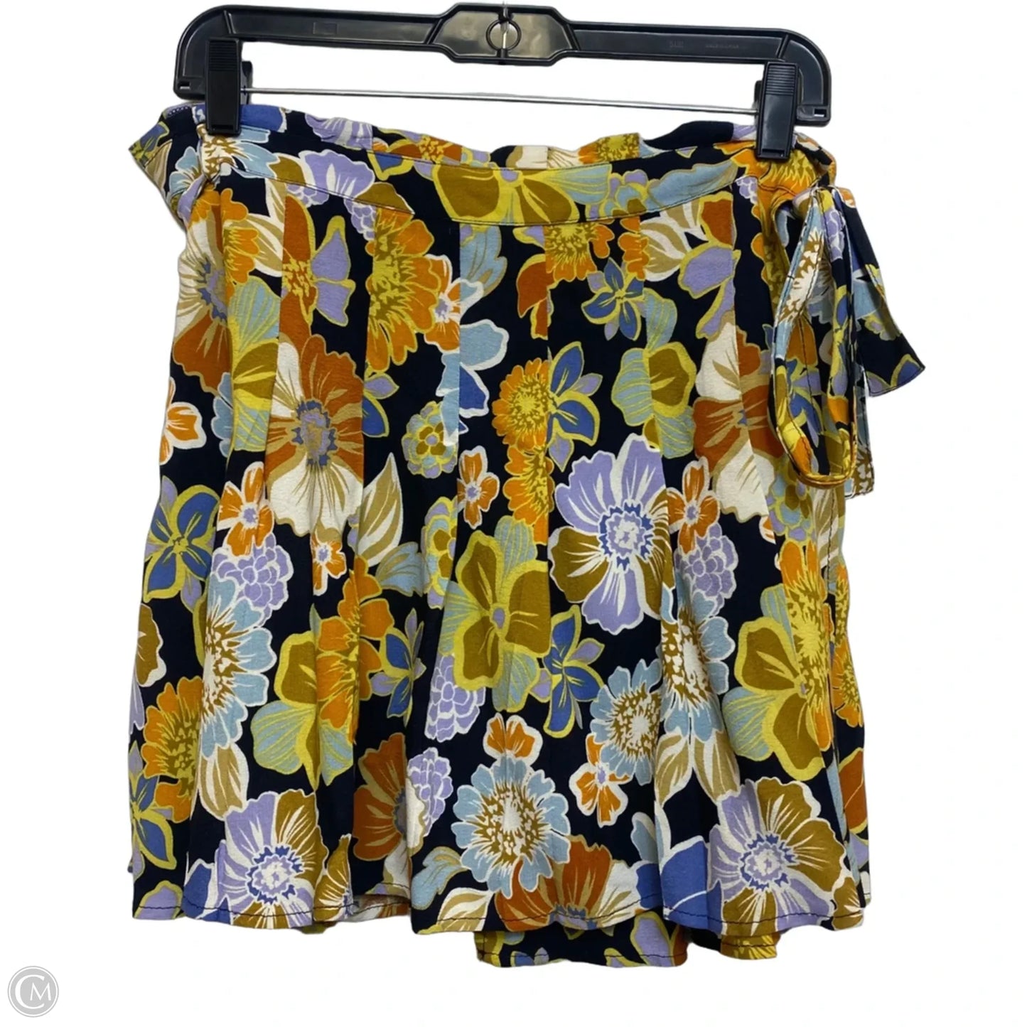 Skirt Mini & Short By Lspace In Orange & Yellow, Size: M