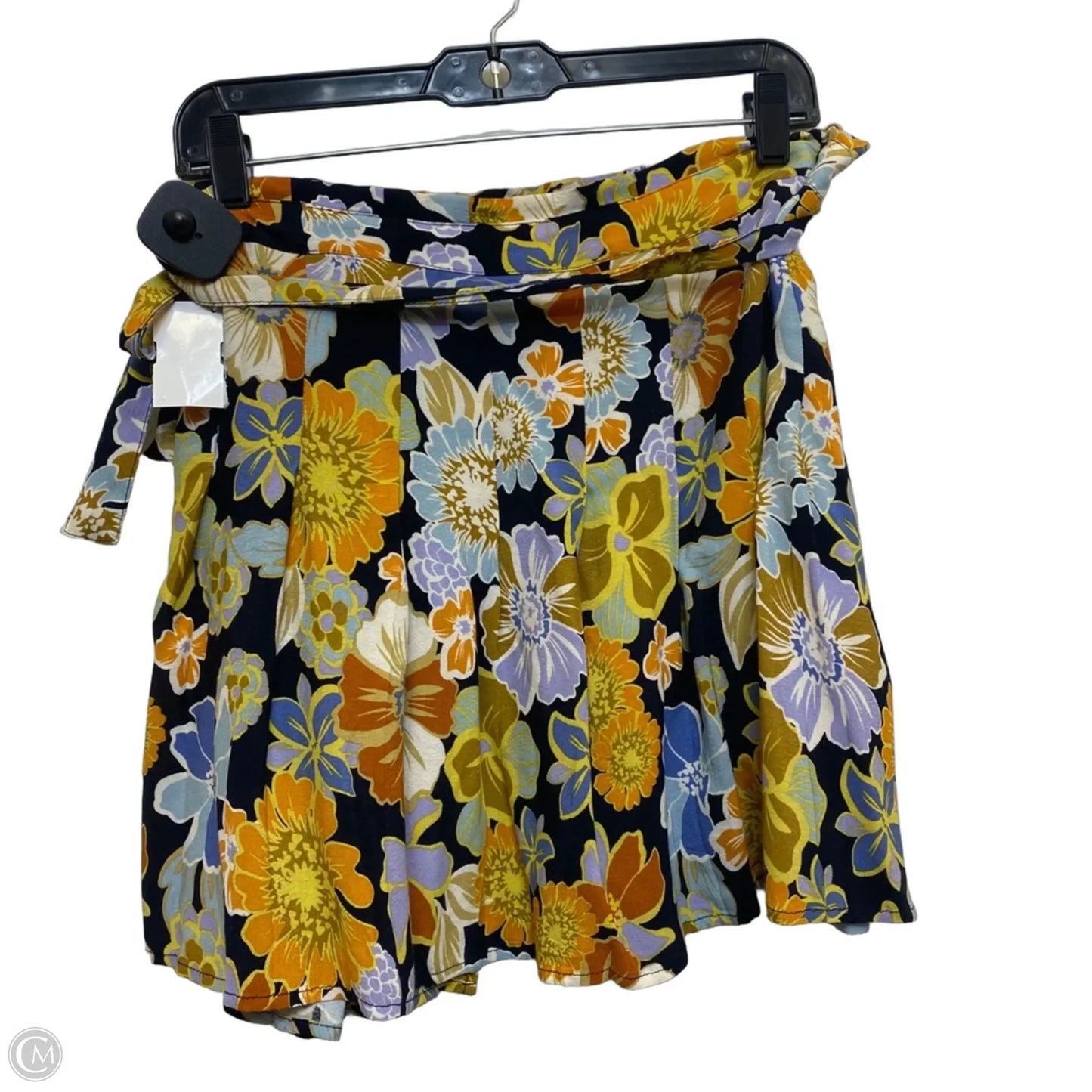 Skirt Mini & Short By Lspace In Orange & Yellow, Size: M