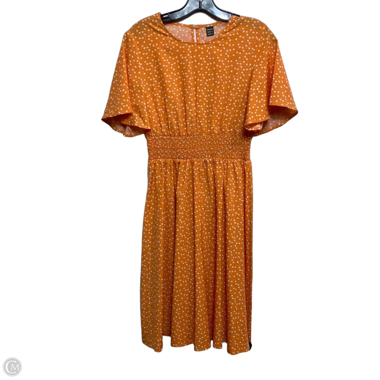 Dress Casual Midi By Gomorn In Orange, Size: S