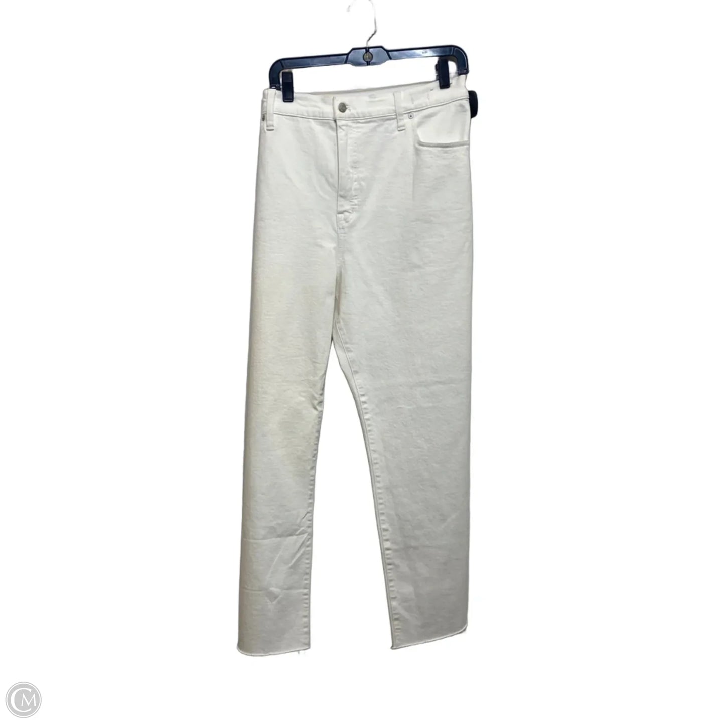 Jeans Skinny By Levis In White Denim, Size: 14