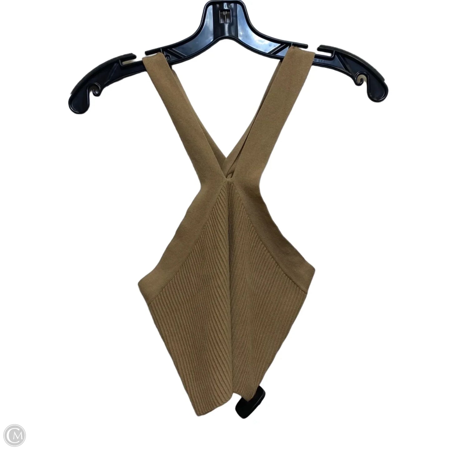 Top Sleeveless By Love Tree In Tan, Size: M