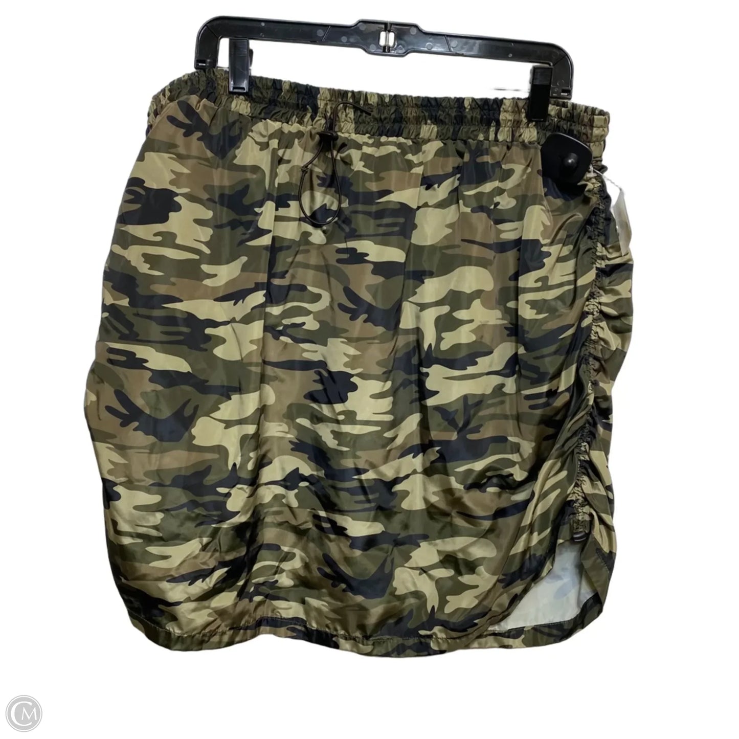 Skirt Mini & Short By Shein In Camouflage Print, Size: 4x