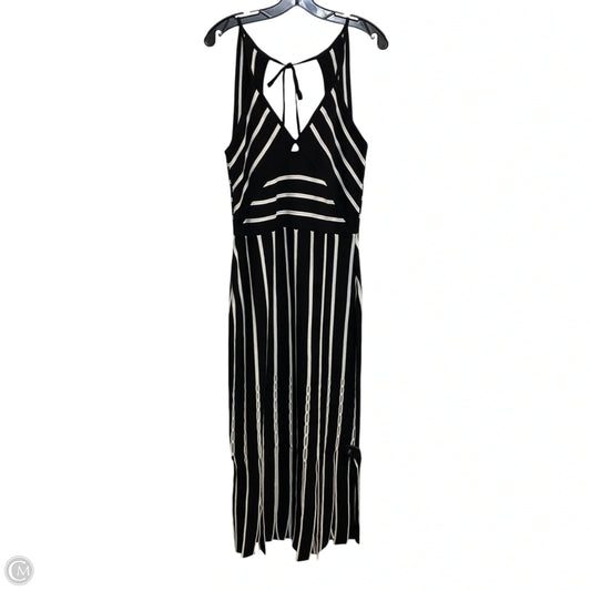 Dress Casual Maxi By White House Black Market In Black & White, Size: M