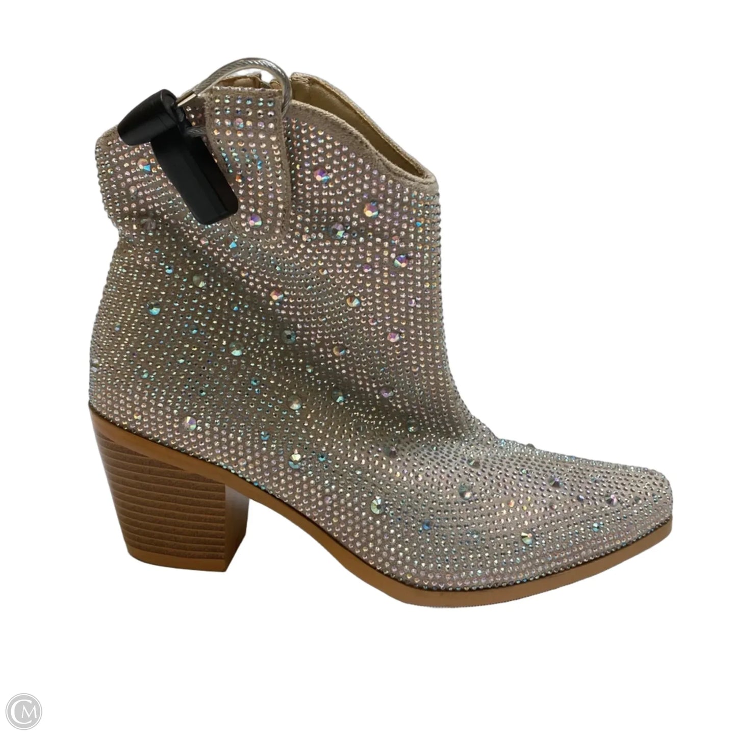 Boots Western By Clothes Mentor In Silver, Size: 8